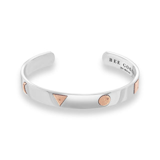 TATTWA GOLD & SILVER BROWN DIAMOND BRACELET