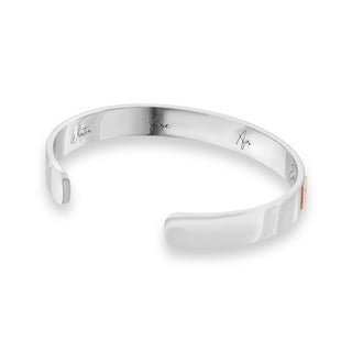 TATTWA GOLD & SILVER BROWN DIAMOND BRACELET