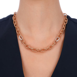 CHAIN GOLD DIAMOND NECKLACE