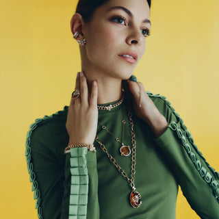 QUEEN BEE HANIA GOLD DIAMOND CHOKER