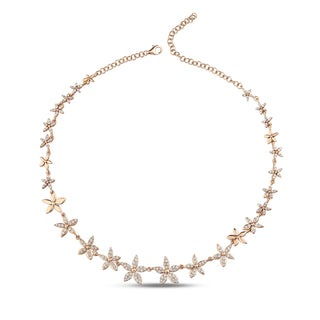 APPLE SEED TARA 18K GOLD DIAMOND CHOKER