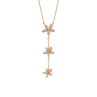 APPLE SEED TARA GOLD DIAMOND NECKLACE
