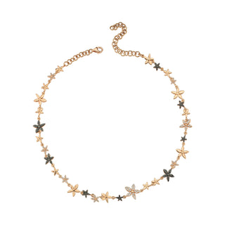 APPLE SEED TARA GOLD DIAMOND CHOKER