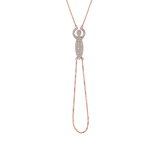ARTEMIS GOLD DIAMOND HAND CHAIN