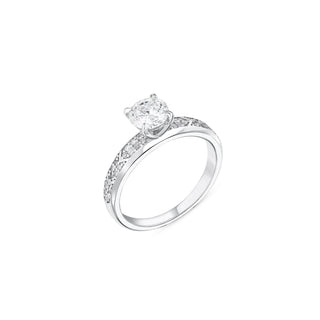 BRIDAL 18K GOLD DIAMOND SOLITARE RING