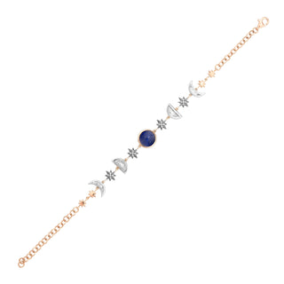 CRESCENT GOLD DIAMOND BRACELET