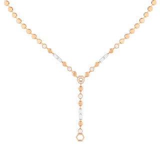 CYBELE MAGNIFICENCE GOLD DIAMOND LARIAT NECKLACE