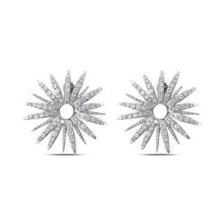 HERA 18K GOLD DIAMOND STATEMENT EARRINGS