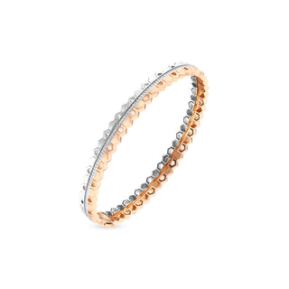 HONEYCOMB GOLD DIAMOND BANGLE BRACELET