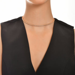 HONEYCOMB GOLD DIAMOND CHOKER