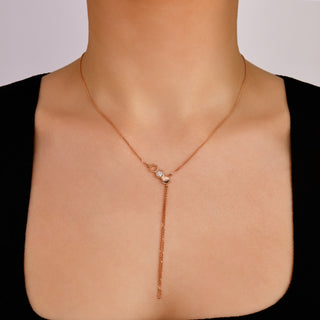 HONEYCOMB GOLD DIAMOND HAND CHAIN