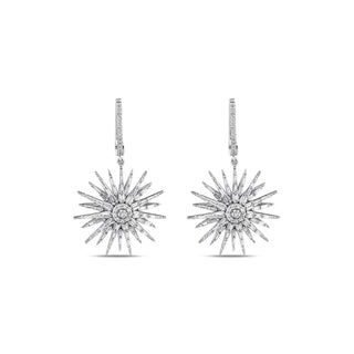 JARDIN STAR 18K GOLD DIAMOND EARRINGS