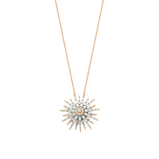 JARDIN STAR GOLD BAGUETTE DIAMOND NECKLACE