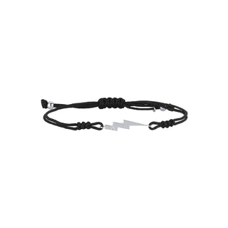 LIGHTNING SILVER XSMALL CORD BRACELET