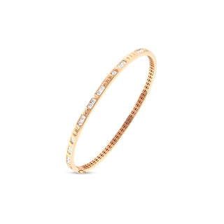 MONDRIAN GOLD DIAMOND BANGLE BRACELET