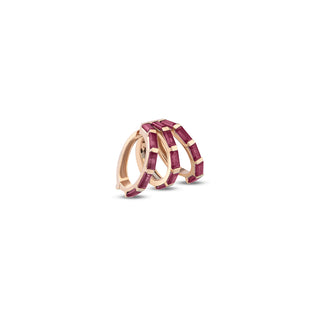 MONDRIAN GOLD RUBY EAR CUFF