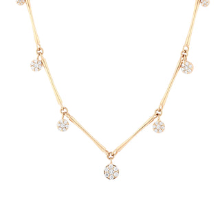 MONDRIAN PAVÊ GOLD DIAMOND NECKLACE