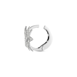 NORTH STAR PAVÊ WHITE GOLD DIAMOND EAR CUFF