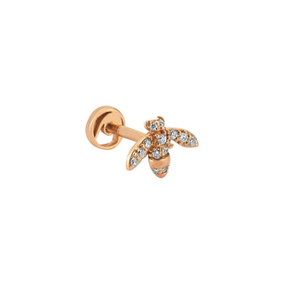 QUEEN BEE GOLD DIAMOND PIERCING