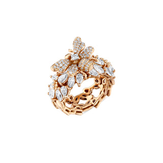 QUEEN BEE HANIA 18K GOLD DIAMOND RING