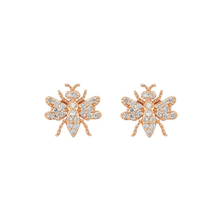 QUEEN BEE HANIA GOLD DIAMOND EARRINGS