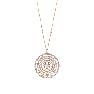 ROSA MUNDI 18K GOLD DIAMOND STATEMENT NECKLACE