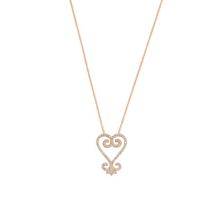 SANKOFA 18K GOLD DIAMOND NECKLACE