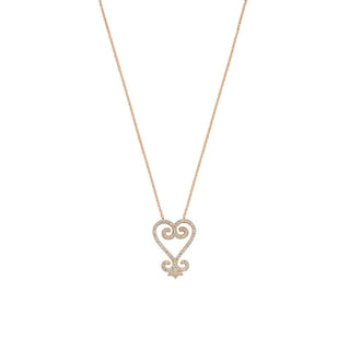 SANKOFA GOLD DIAMOND NECKLACE