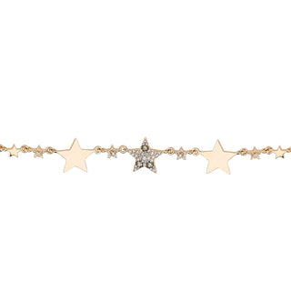 SIRIUS STAR GOLD BROWN DIAMOND BRACELET