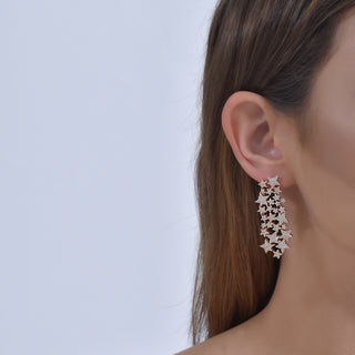 SIRIUS STAR GOLD DIAMOND EARRINGS