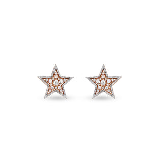 SIRIUS STAR GOLD DIAMOND EARRINGS