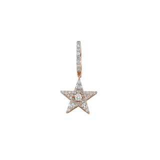 SIRIUS STAR GOLD DIAMOND SINGLE EARRING