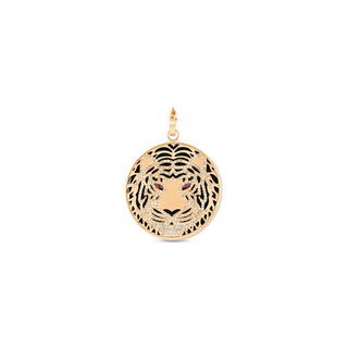 TIGER GOLD DIAMOND RUBY SMALL PENDANT
