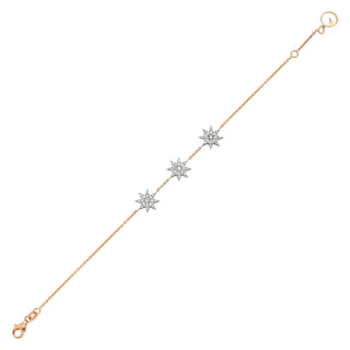 VENUS STAR GOLD DIAMOND BRACELET