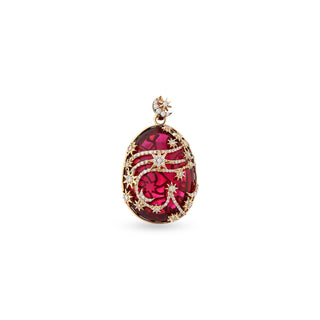 VENUS STAR GOLD DIAMOND TOURMALINE PENDANT