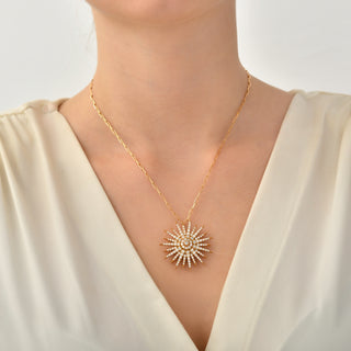JARDIN STAR GOLD DIAMOND NECKLACE