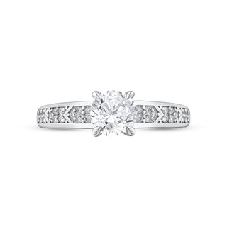 BRIDAL 18K GOLD DIAMOND SOLITARE RING