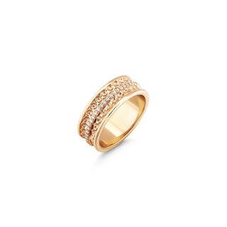 HONEYCOMB GOLD DIAMOND RING