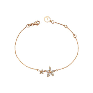 APPLE SEED GOLD DIAMOND BRACELET Bee Goddess