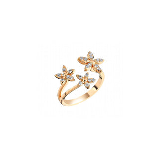 APPLE SEED GOLD DIAMOND RING Bee Goddess