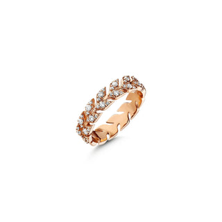 WHEAT 18K GOLD DIAMOND RING