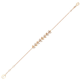 WHEAT GOLD DIAMOND BRACELET