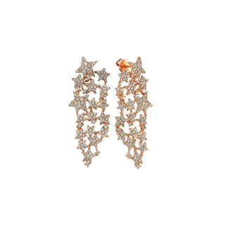 SIRIUS STAR 18K GOLD DIAMOND EARRINGS