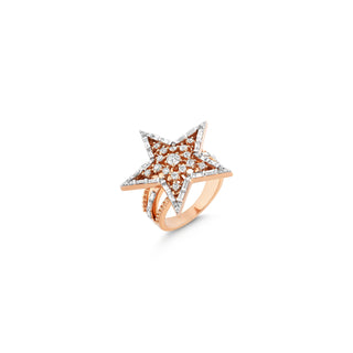 SIRIUS STAR 18K GOLD BAGUETTE DIAMOND RING