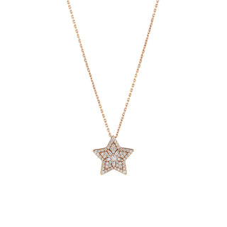 SIRIUS STAR 18K GOLD DIAMOND NECKLACE