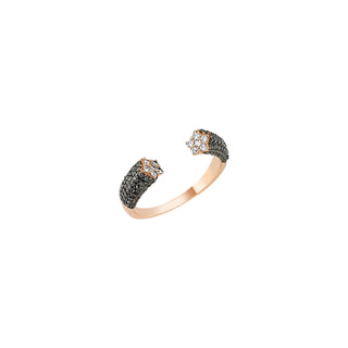 SIRIUS GOLD BLACK DIAMOND RING