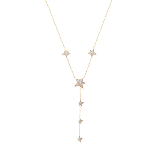 SIRIUS STAR 18K GOLD DIAMOND NECKLACE