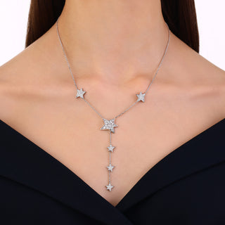SIRIUS STAR GOLD DIAMOND NECKLACE