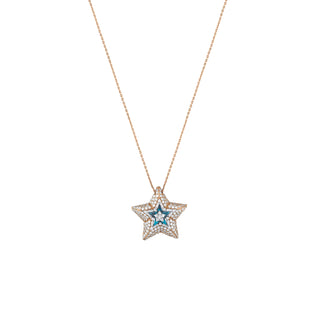 SIRIUS STAR GOLD DIAMOND NECKLACE