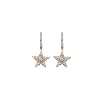 SIRIUS STAR GOLD DIAMOND EARRINGS